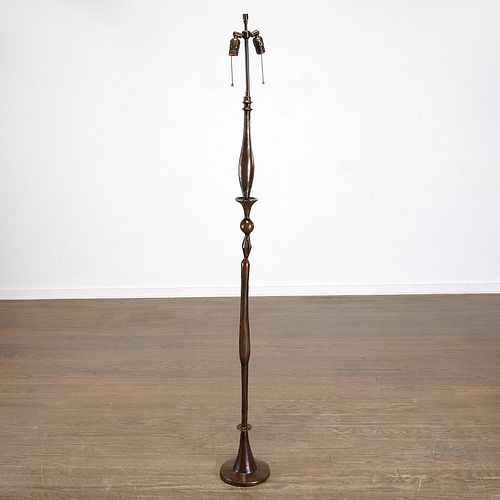 After Alberto Giacometti, bronze floor lamp