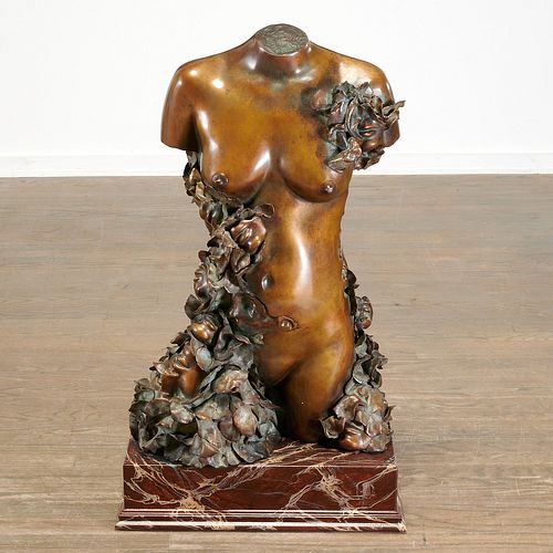 Jens-Flemming Sorensen, large Surrealist bronze
