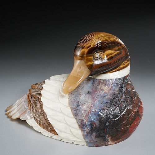 Paul Dreher (manner), lapidary duck carving
