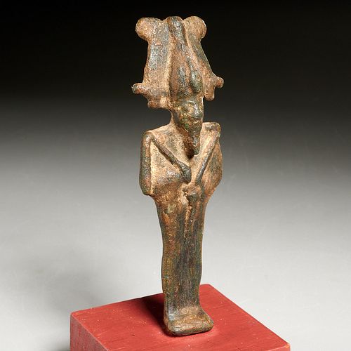 Ancient Egyptian Bronze Osiris, ex-museum