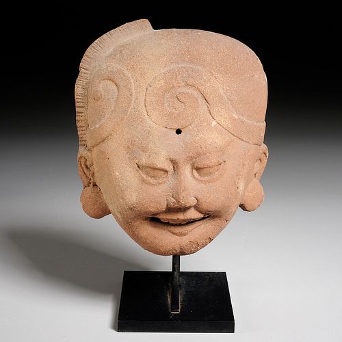 Pre-Columbian Sonriente head, ex-Mathias Komor