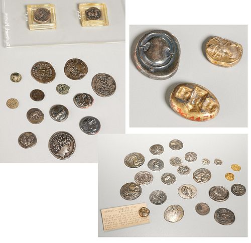 Ancient (and style) coins, most Greek, ex-museum