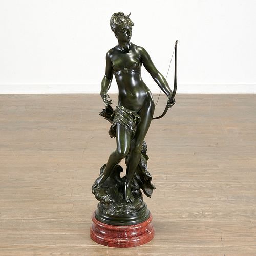 Mathurin Moreau, large bronze statue