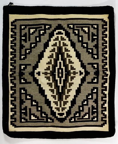 Native American Navajo Two Gray Hills Rug by Daisy Willie