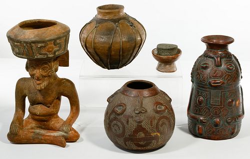 Clay and Pottery Vessel Assortment