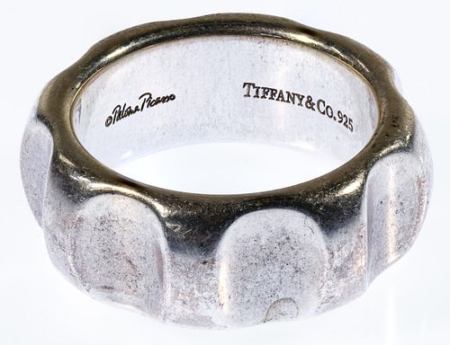 Tiffany & Co. Paloma Picasso Sterling Silver Groove Ring