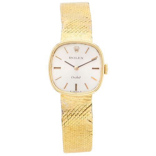 ROLEX ORCHID. 18K YELLOW GOLD. REF. 2672