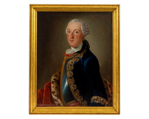 Johann Wilhelm Schutze (German, 1814-1874) Portrait of Jacob Carl Schenke