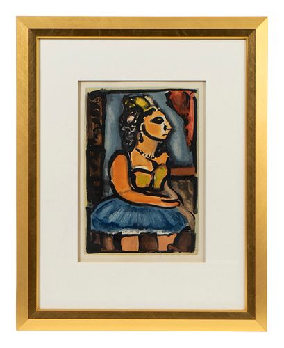 Georges Rouault (French, 1871-1958) Madame Louison, circa 1935