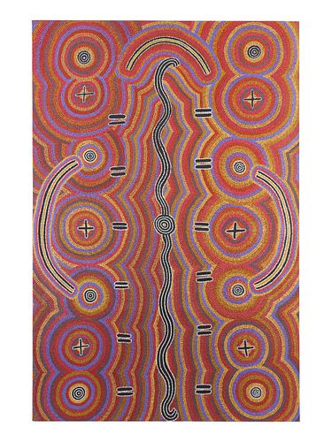 Lynette Corby Nungarrayi  (Australian, b. 1961) Collaborative Work by Warlukurlangu Artists