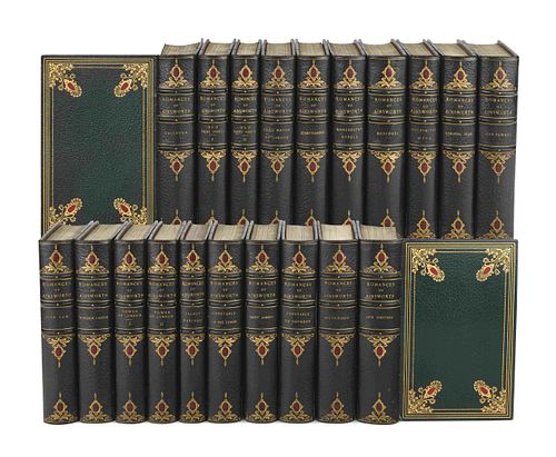 [MONASTERY HILL BINDING]. AINSWORTH, William Harrison (1805-1882). Historical Romances. Philadelphia: George Barrie & Son, n.d. 