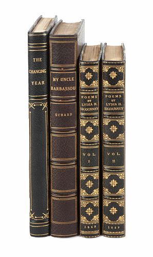 [FINE BINDINGS]. A group of 3 works, comprising: 