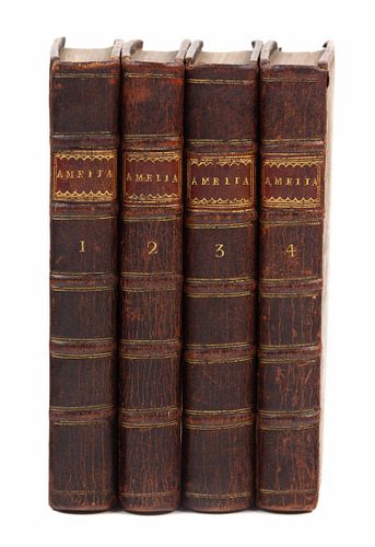 FIELDING, Henry (1707-1754). Amelia. London: Printed for A. Millar, 1752. FIRST EDITION.