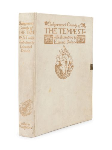 [ILLUSTRATED BOOKS]. DULAC, Edmund (1882-1953), illustrator. -- SHAKESPEARE, William (1564-1616). The Tempest. London: Hodder and Stoughton, [1908]. L