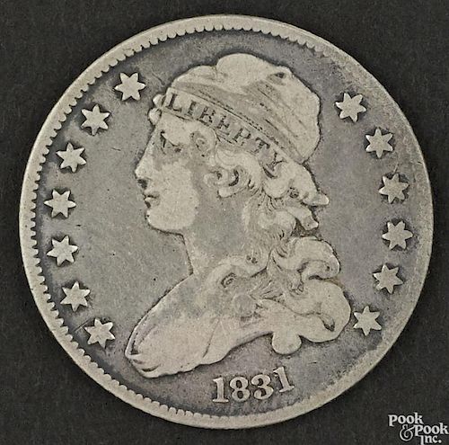 Cap Bust quarter, 1831, F.