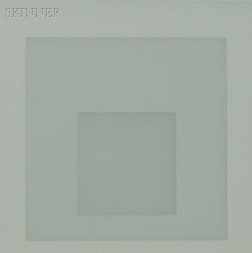 Josef Albers (German/American, 1888-1976)      Gray Instrumentation IIe