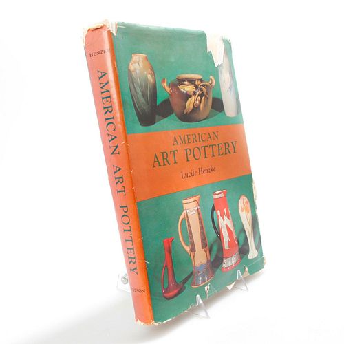 BOOK, AMERICAN ART POTTERY BY LUCILE HENZKE
