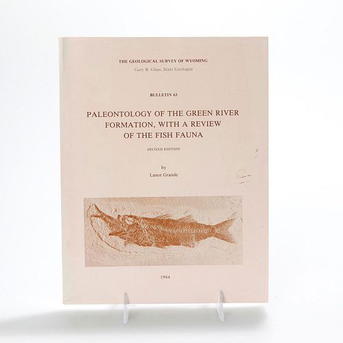 BOOK, PALEONTOLOGY OF THE GREEN RIVER FORMATION