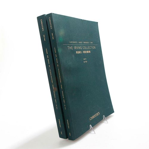 2 VOL. SET, CHRISTIES'S CATALOGS, THE IRVING COLLECTION