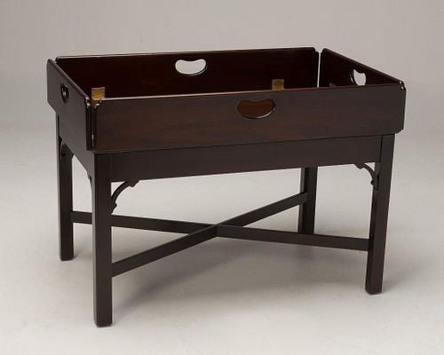 Kittinger Mahogany Campaign Style Butler's Tray Table