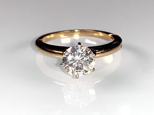 Tiffany 14k White Gold and Diamond Ring