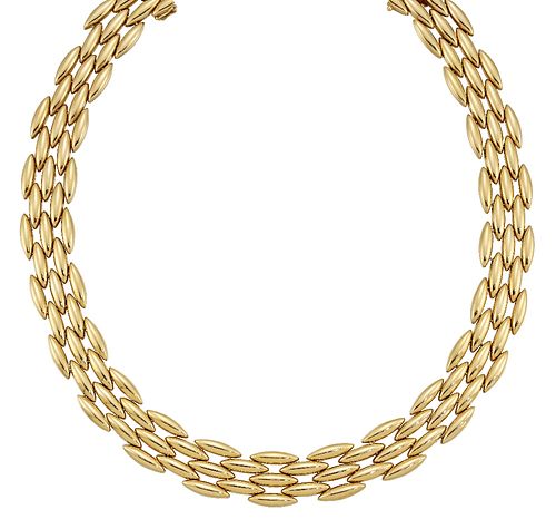 A 'GENTIANE' NECKLACE, BY CARTIER
 Formed from pol