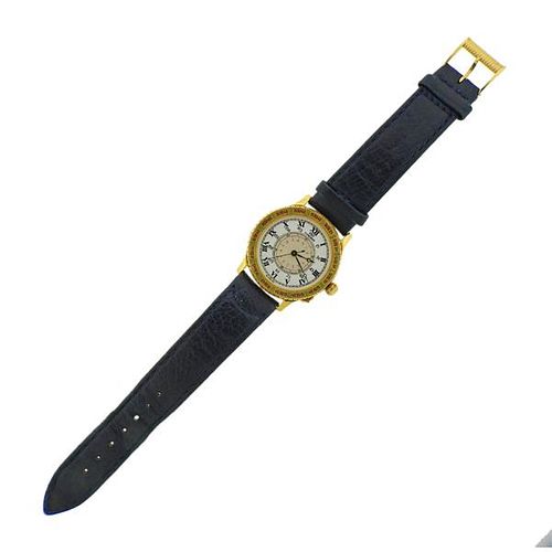Longines Lindbergh Hour Angle Calendar 18k Gold Watch L699