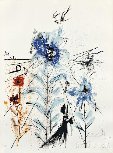 Salvador Dalí (Spanish, 1904-1989)      Flower Magician