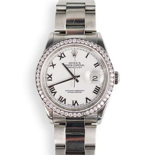 Rolex Datejust Diamond and Stainless Watch