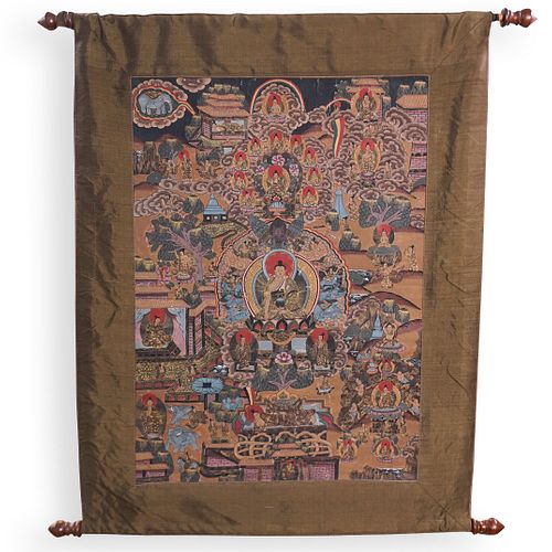 Tibet Thangka Hand Painted Cloth