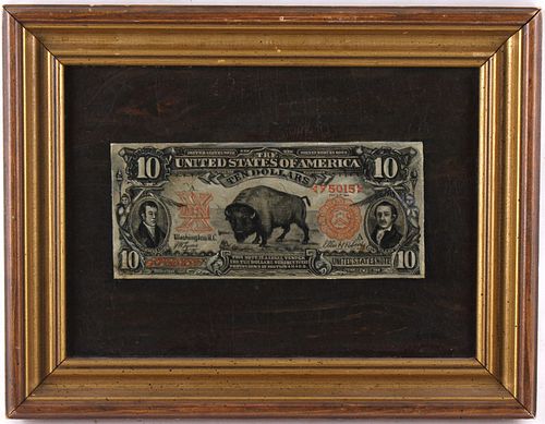 Buffalo Bill Lewis & Clark $10 Dollar Bill