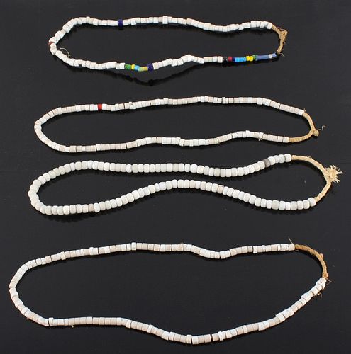 Hudson Bay White Trade Bead Necklaces