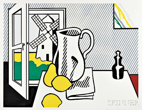 Roy Lichtenstein (American, 1923-1997)      Still Life with Windmill