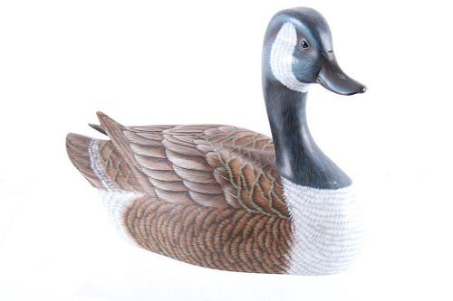 Signed Original Handmade Canadian Goose Decoy