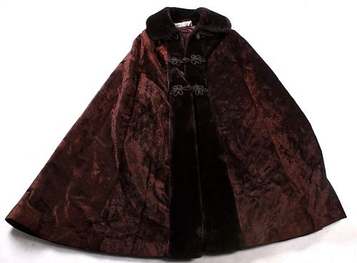 Medieval Styled Mink Fur Shawl by Mary Lane