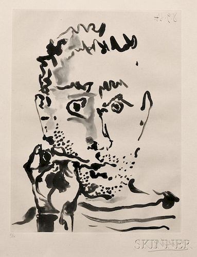 Pablo Picasso (Spanish, 1881-1973)      Fumeur. V