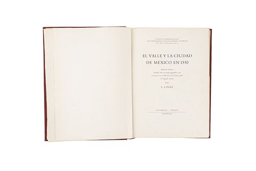 Linné, S. El Valle y la Ciudad de México en 1550. Stockholm - Sweden: Esselte Aktiebolag, 1948.