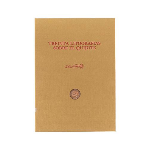 Winkelhöfer, Antonio. Treinta Litografías sobre El Quijote. Madrid: Manuel Martín Ramírez, 1977. 30 lithographs. Numbered edition.