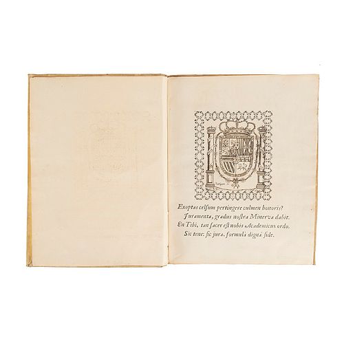 Beye Zisneros et Quijano, Emmanuelis Ignatti. Manuale Formarum Juramentorum an his Praestandorum... Mexici, 1759.