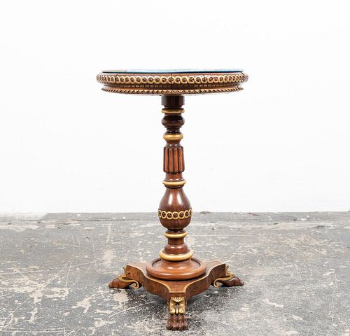 SEVRES STYLE CHARGER IN REGENCY STYLE TABLE