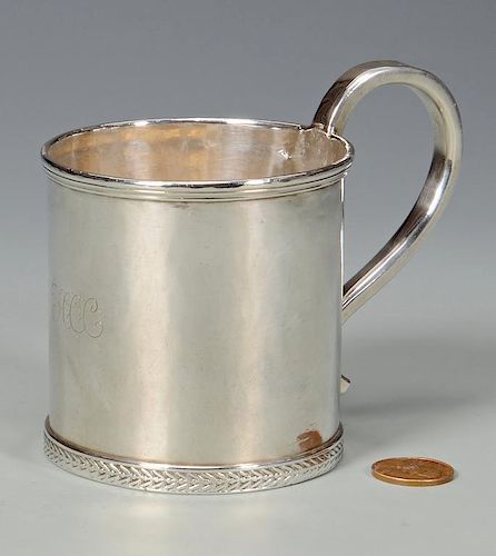 A Rasch Phila. Coin Silver Cup