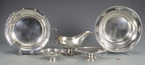 5 pc. Sterling inc. Bowls, sauceboat