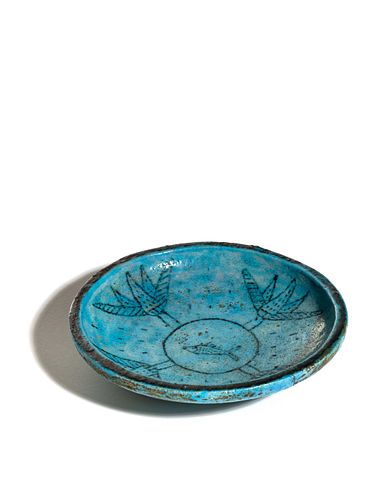 An Egyptian Faience Dish
Diameter 6 inches.