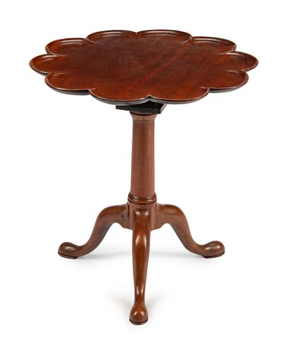 A George III Carved Mahogany Supper Table
Height 28 x diameter 26 inches.