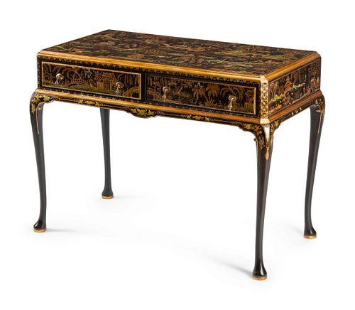 A George II Style Chinoiserie Side Table
Height 32 x length 43 x depth 22 inches.