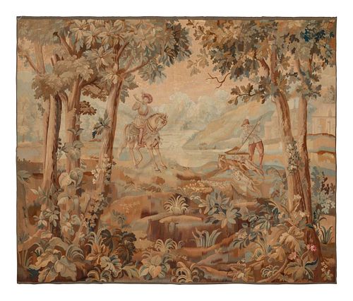 A French Hunting Tapestry
100 x 118 inches. 