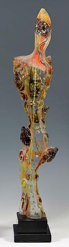 Susan Gott glass female totem