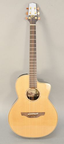 Takamine model EAN55C guitar c. 2002 with original hard case, serial #02121297.