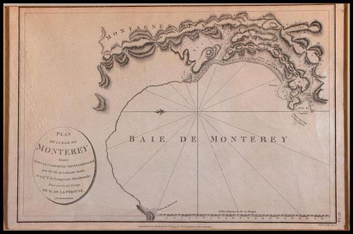 1798 Monterey California North America Map