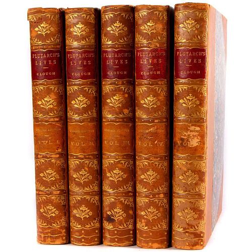 Plutarch's Lives: Five Volumes (1806)
